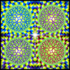 Moving colors illusion